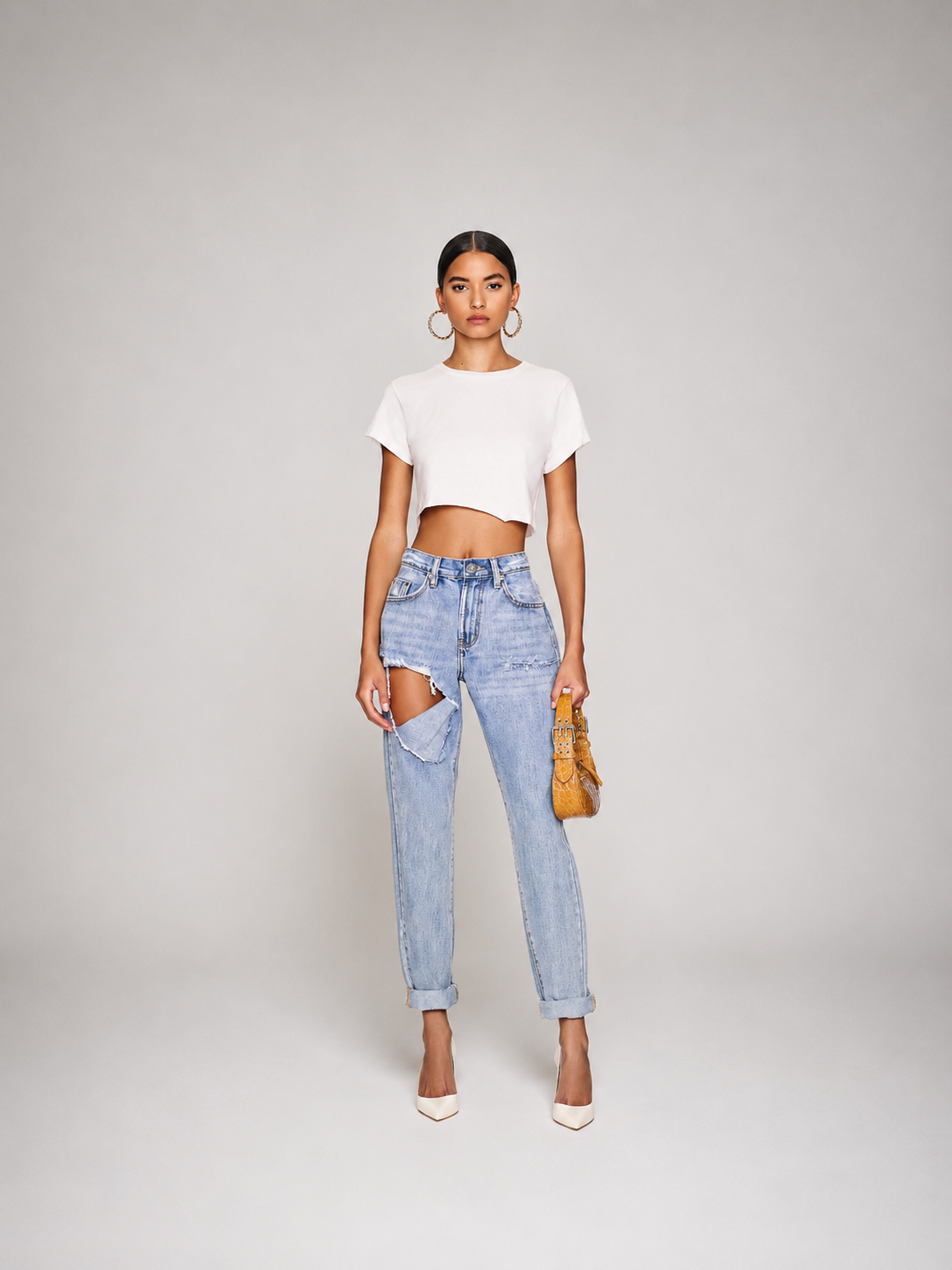 Onhete Sculpt Crop Tee